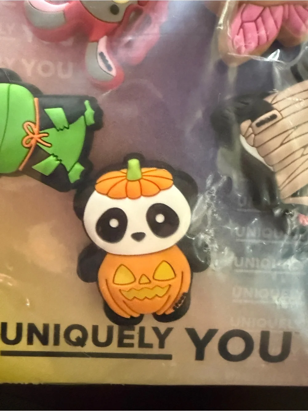 New CROCS Jibbitz Shoe Charms Cute Halloween Animals in Costumes Dog Cat 5 Pack